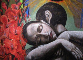 Feche a boca e abra os braços