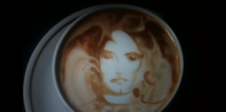 Arte em café. Você teria dó de tomar?