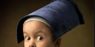Fotógrafo recria pinturas clássicas com filha de cinco anos