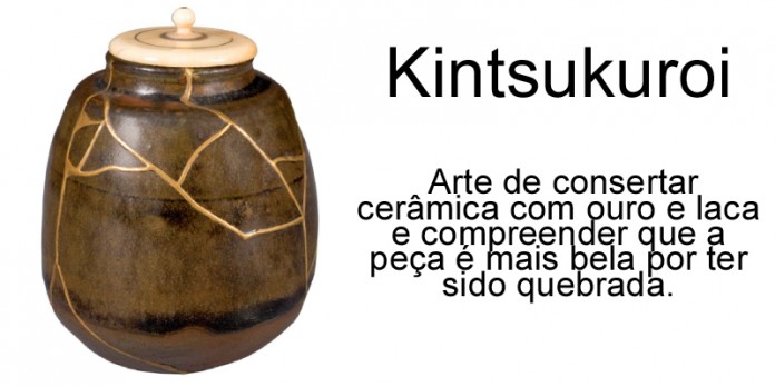 Kintsukuroi: a arte de consertar cerâmicas quebradas com ouro e laca