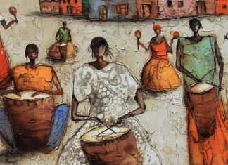 O cotidiano da África na pintura de Michel Rauscher e na voz de poetisas africanas