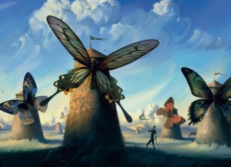 Citações de Milan Kundera, pinturas de Vladimir Kush