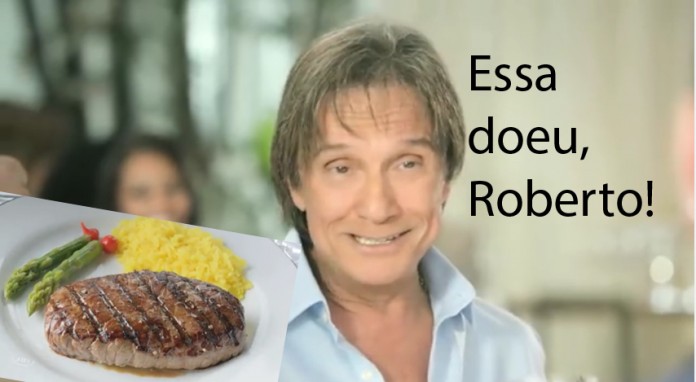Friboi e Roberto Carlos viram piada na internet (vejam o vídeo)