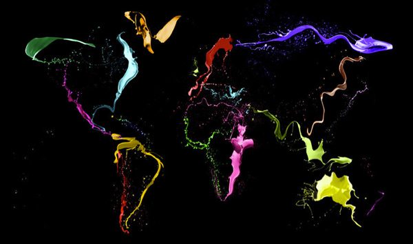 world-map-abstract-paint