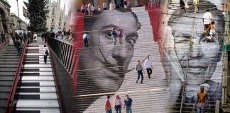 As escadarias mais lindas do mundo- intervenção urbana