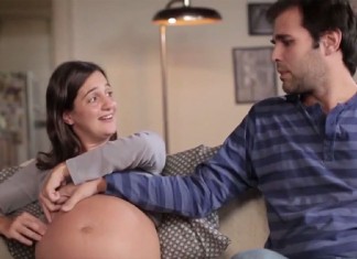 Tecnologia permite que pais sintam o bebê mexer