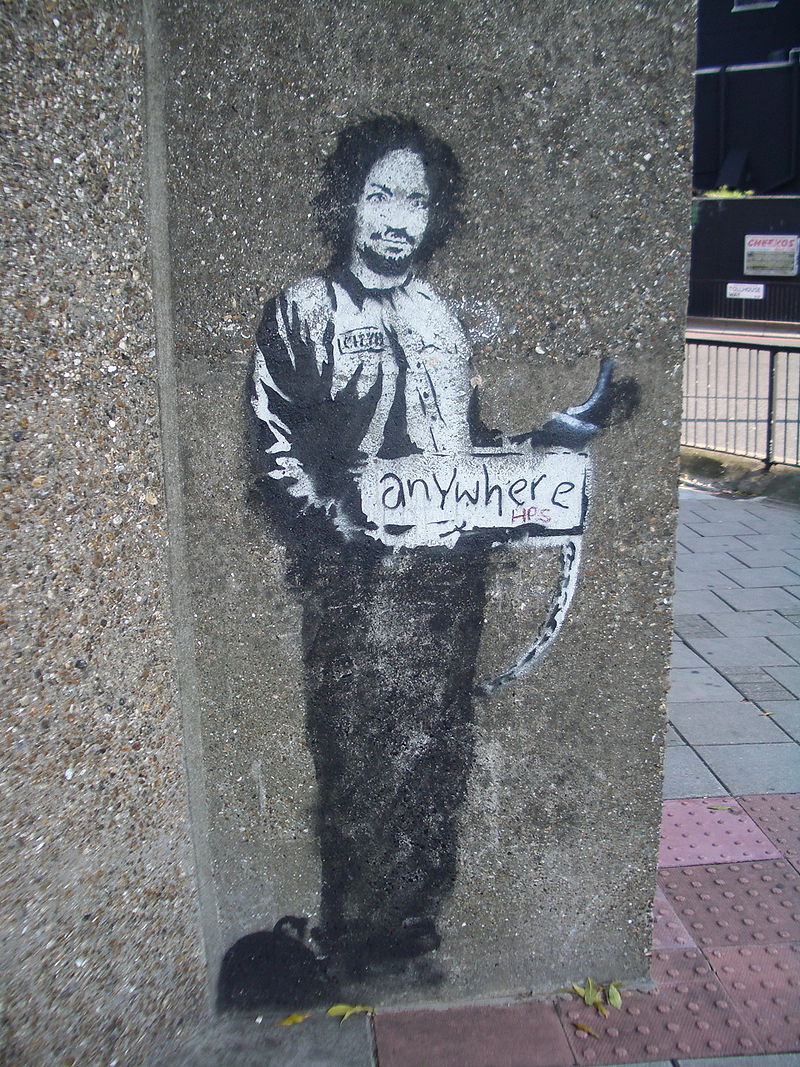 contioutra.com - 15 lições de vida que aprendi com Banksy. A "street art" que nos deixa sem palavras.
