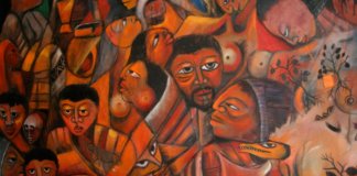 7 poemas moçambicanos ilustrados por obras de Malangatana