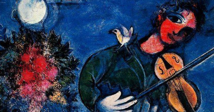 Além do convencional: textos de Eduardo Galeano e obras de Marc Chagall