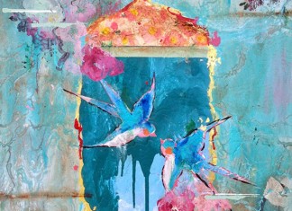 “O amor, como eu o sinto” um texto de Nara Rúbia Ribeiro, obras de Kathe Fraga