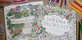 Mergulhando nos jardins secretos da alma através dos livros para colorir