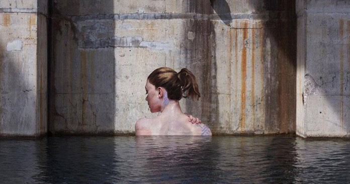 Conheça o trabalho de street art hiper-realista que surge da água