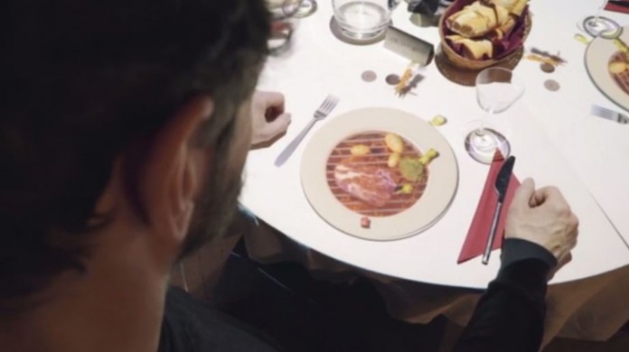 Restaurante projeta animação 3D no prato dos clientes e promove experiência sem igual