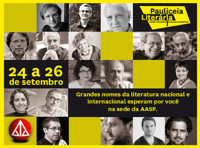 Pauliceia Literária – de 24 a 26 de setembro