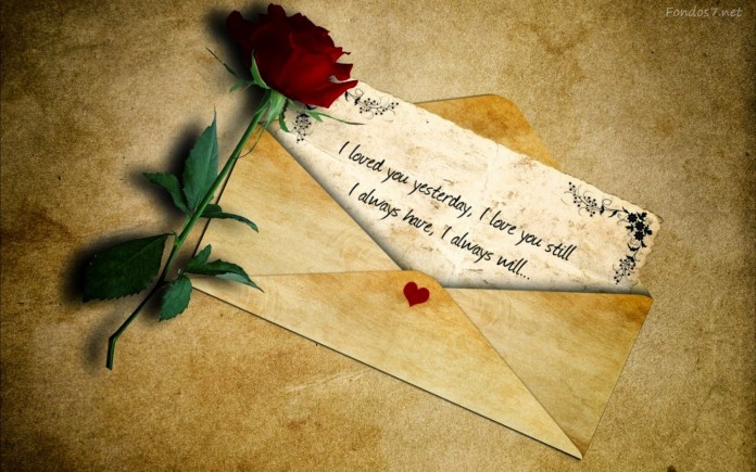 Ridículo mesmo é nunca ter escrito uma carta de amor.