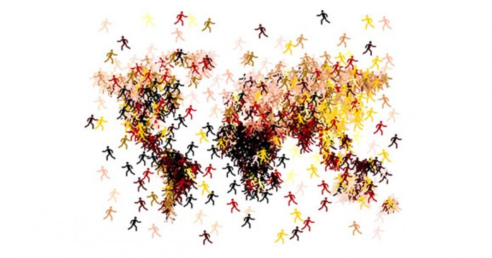 Globalizado mundo das diásporas