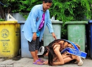 Catadora de lixo é responsável pela beleza da Miss Tailândia 2015.
