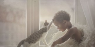 Lindas fotos de crianças interagindo com animais