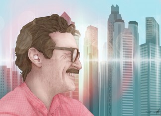 Na cidade cinza sem afeto, amar colorido é um protesto.