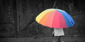 Pessoas opacas não acreditam em arco-íris!