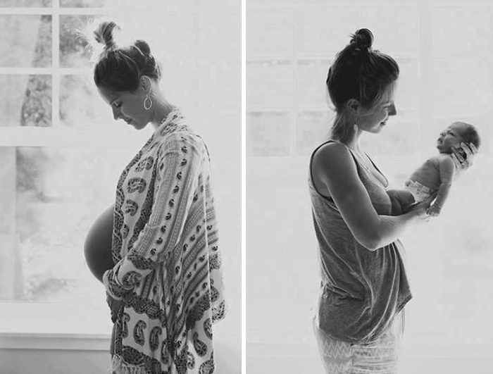 contioutra.com - Imagens de mulheres passando pela transformação da gravidez