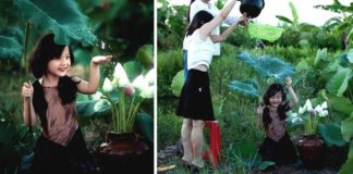 Imagens revelam o que se passa por trás de fotos perfeitas.