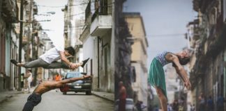 Fotógrafo capta imagens esplêndidas de bailarinos nas ruas de Cuba