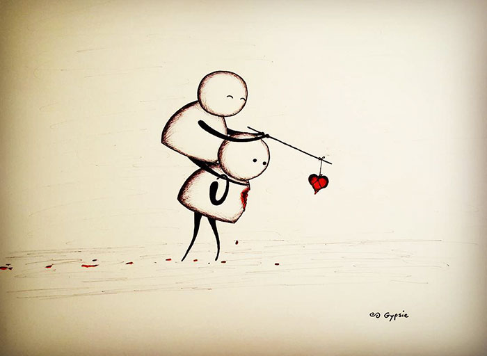 contioutra.com - 15 desenhos sobre os perigos do amor
