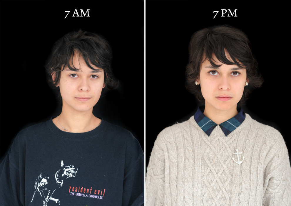 Fotos mostram como a aparência das pessoas muda do dia para a noite contioutra.com - Fotos mostram como a aparência das pessoas muda do dia para a noite