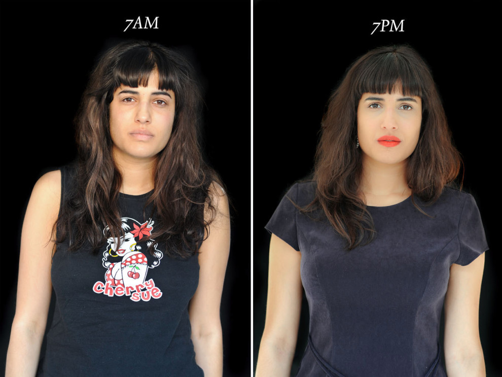 Fotos mostram como a aparência das pessoas muda do dia para a noite contioutra.com - Fotos mostram como a aparência das pessoas muda do dia para a noite