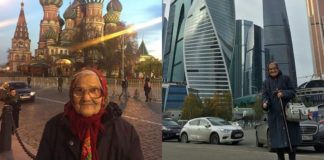 Vovó russa de 89 anos viaja pelo mundo e compartilha imagens no Instagram