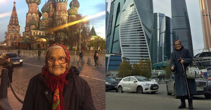 Vovó russa de 89 anos viaja pelo mundo e compartilha imagens no Instagram