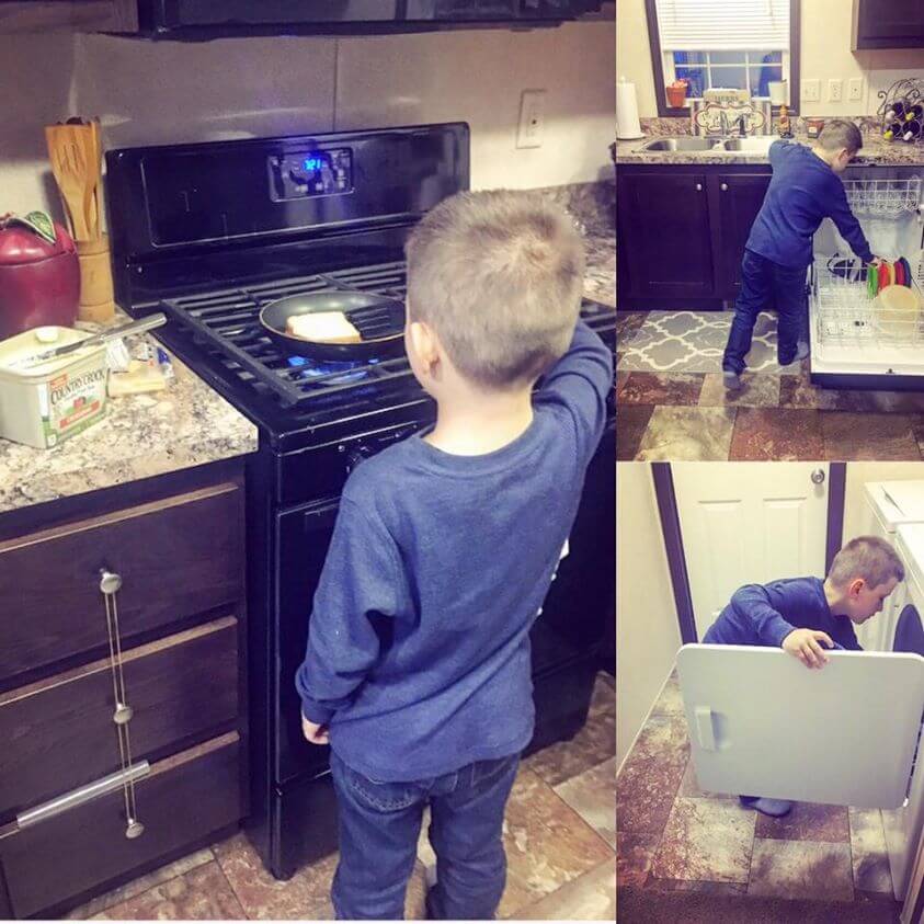 contioutra.com - "Eu ensino o meu filho a cozinhar e a fazer as tarefas do lar”. E você?