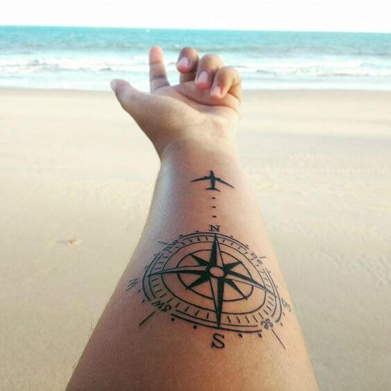 contioutra.com - 15 tatuagens que são ótimas ideias pra quem ama viajar!