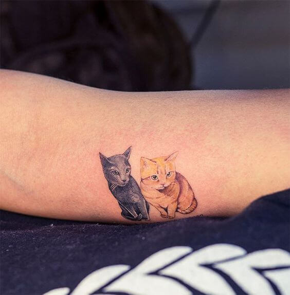 contioutra.com - 36 das mais perfeitas, lindas e delicadas tatuagens de gatos