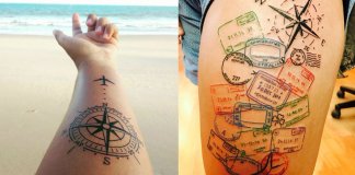 15 tatuagens que são ótimas ideias pra quem ama viajar!
