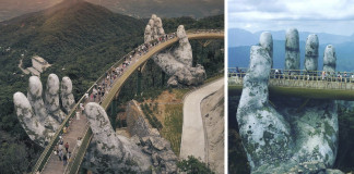 Ponte de tirar o fôlego no Vietnã acaba de ser aberta e parece que veio direto do Senhor dos Anéis