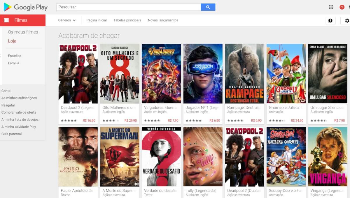 Veja como alugar filmes via streaming, pela  e Google Play