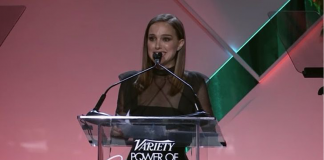 Natalie Portman impacta platéia com discurso empoderador Natalie Portman impacta platéia com discurso empoderador
