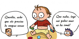 Ilustrações incríveis mostram a diferença entre ter o primeiro filho e os outros