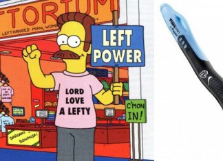 Brasileiro se inspira nos Simpsons e cria loja com produtos só para canhotos