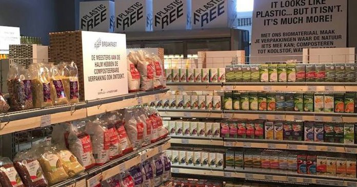 Supermercado holandês inaugura primeiro corredor sem plástico do mundo