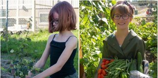 Garotinha cultiva horta em casa para alimentar moradores de rua