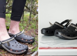 Pare tudo o que está fazendo e conheça as crocs góticas que elevam o estilo dark a outro nível