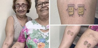 Amizade e cerveja: Amigas há mais de 30 anos, idosas fazem tatuagem para celebrar as melhores coisas da vida.