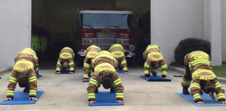 Aulas de yoga estão ajudando bombeiros com Depressão
