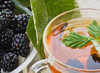 Estudo comprova: Mulher de 40 que toma chá de amora é mais feliz