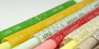 Coma depois de beber! Canudinho comestível é solução para substituir plástico Coma depois de beber! Canudinho comestível é solução para substituir plástico