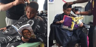 Barbeiro dá desconto em corte de cabelo a crianças que leem em voz alta para ele