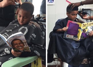 Barbeiro dá desconto em corte de cabelo a crianças que leem em voz alta para ele